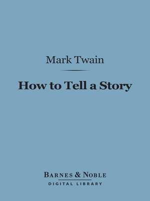 cover image of How to Tell a Story (Barnes & Noble Digital Library)